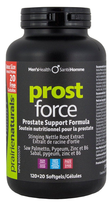 Prairie Naturals Prost-Force Bonus Bottle - Prostate Support Formula 140softgels