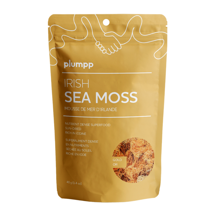 Plumpp Irish Sea Moss Gold - Nutrient Dense Superfoods 40g
