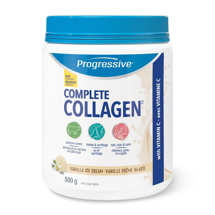 Progressive Complete Collagen Powder Vanilla Ice Cream Flavour 500g