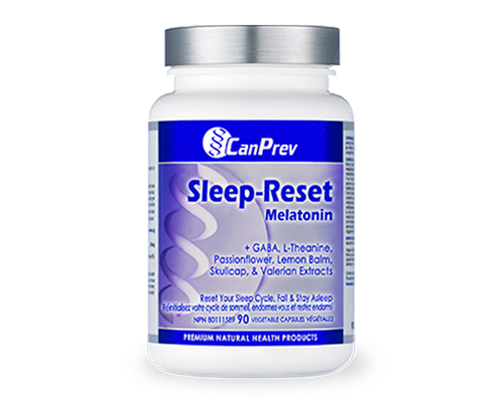CanPrev Sleep-Reset Melatonin Formula - Reset Your Sleep Cycle, Fall & Stay Asleep. 90vegicaps