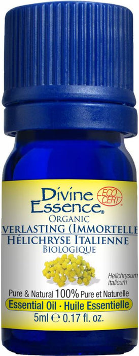 Divine Essence Helichrysum Bracteiferum Essential Oil Organic - Cellulite. 5ml