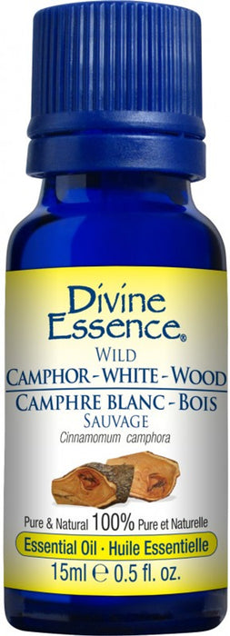 Divine Essence Camphor-Whit-Wood Essential Oil Wild Harvested - Muscular and Joint Pain. 15ml