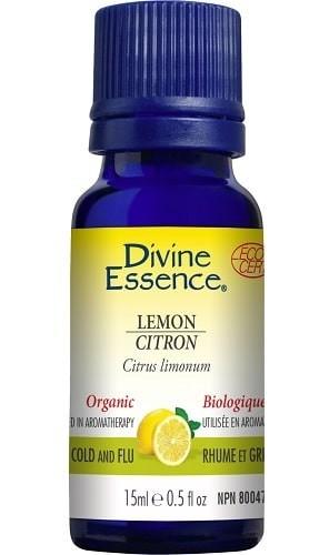 Divine Essence Eucalyptus-Lemon Scented Essential Oil Organic - Arthritis and Rheumatic Pain. 15ml