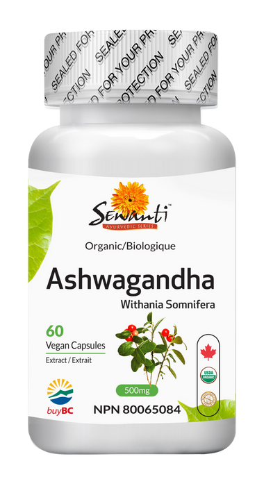 Sewanti Ashwagandha Vitality - Stress Protection, Adaptogen & Sleep Aid. 60vegancaps