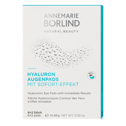 AnneMarie Borlind Hyaluronic Eye Pads for Immediate Results 6X2pads