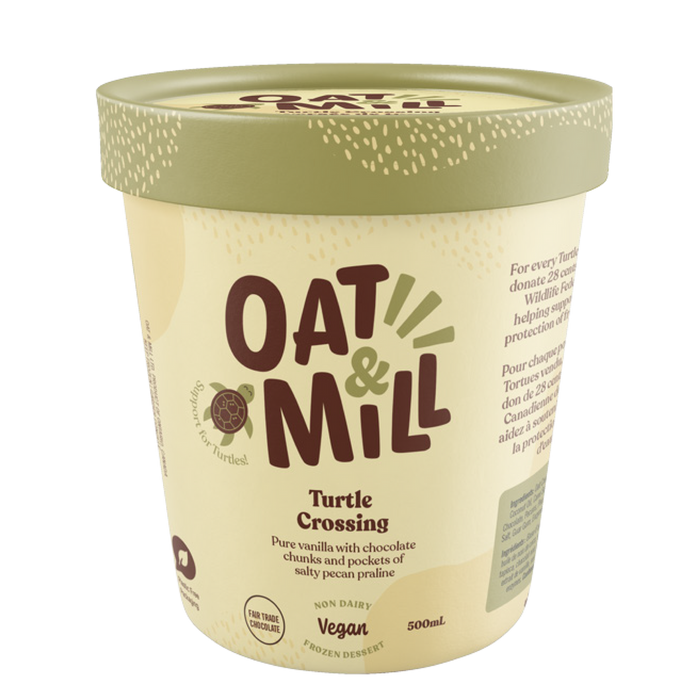 Oat&Mill Non Dairy Vegan Turtle Crossing Ice Cream 500ml