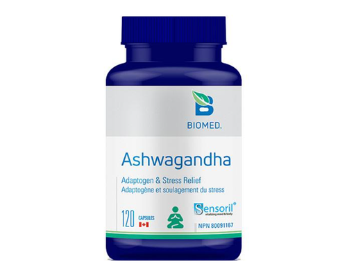 BioMed Aswagandha 625mg - Adaptogen and Stress Relief. 120caps