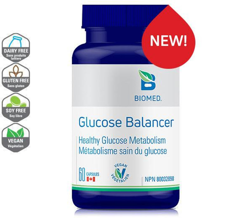 BioMed Glucose Balancer - Provides Support for Healthy Glucose Metabolism. 60caps