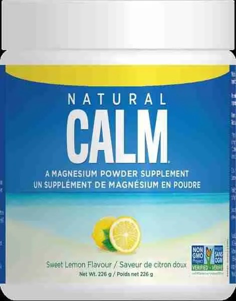 Natural Calm Magnesium Powder - Sweet Lemon Flavour 226g