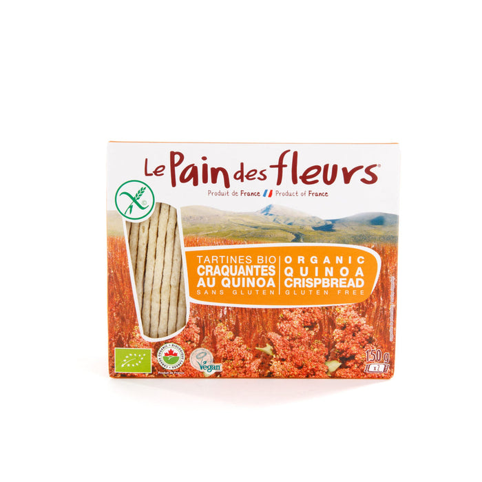 Le Pain Des Fleurs Organic Quinoa Gluten Free Crispbread 150g