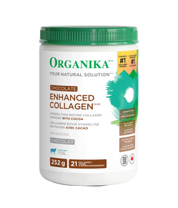 Organika Enhanced Collagen Powder Chocolate 252g