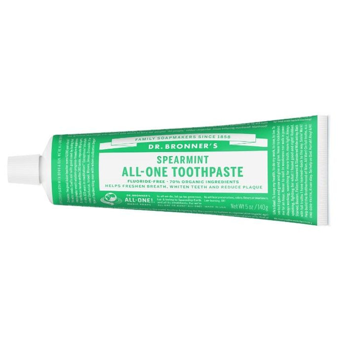 Dr. Bronners spearmint toothpaste 140G