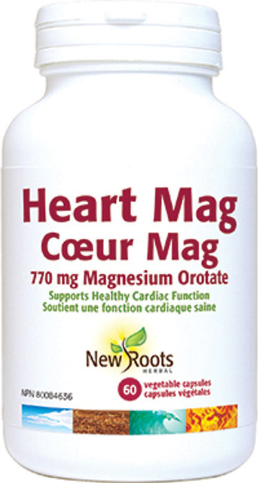 New Roots Heart Magnesium Orotate 60vegicaps