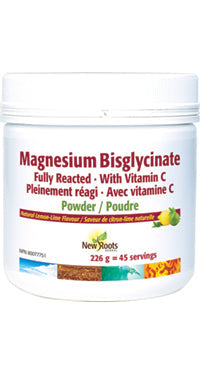 New Roots Magnesium Bisglycinate Powder 226g