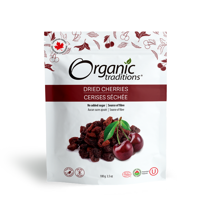 Organic Traditions Dried Cherries  100g