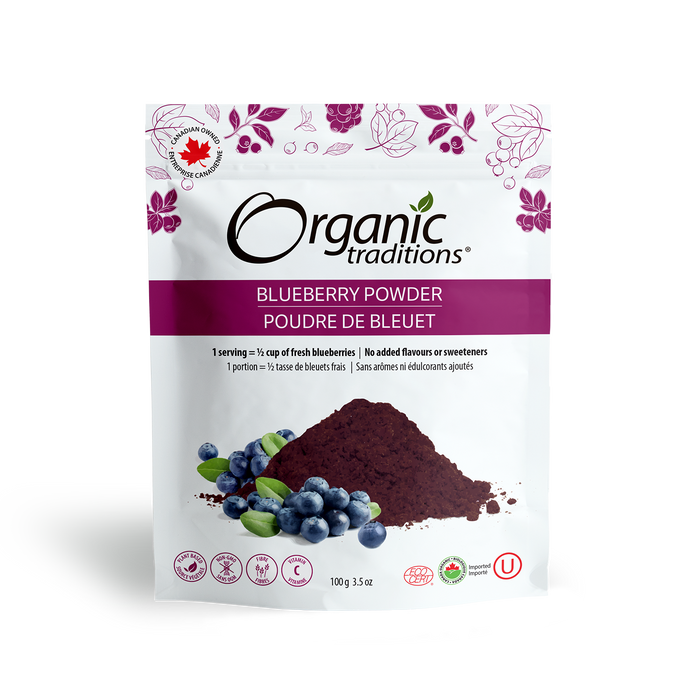 Organic Traditions Blueberry Powder  100g