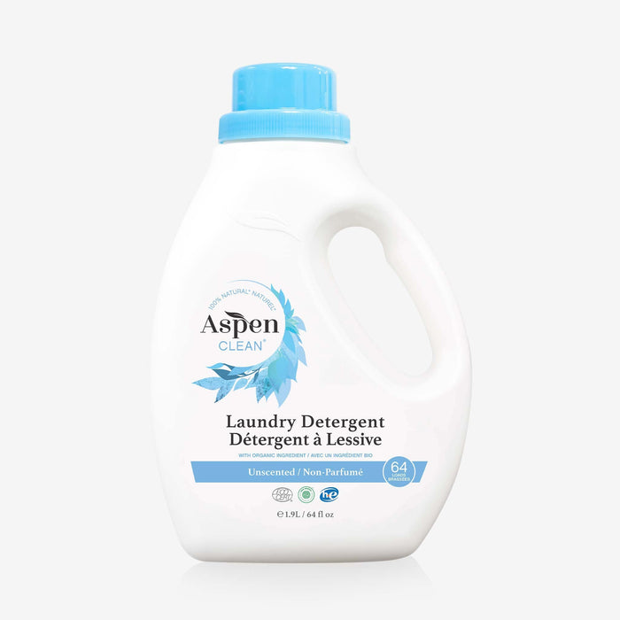 Aspen Clean Laundry Detergent, Unscented 1.9L