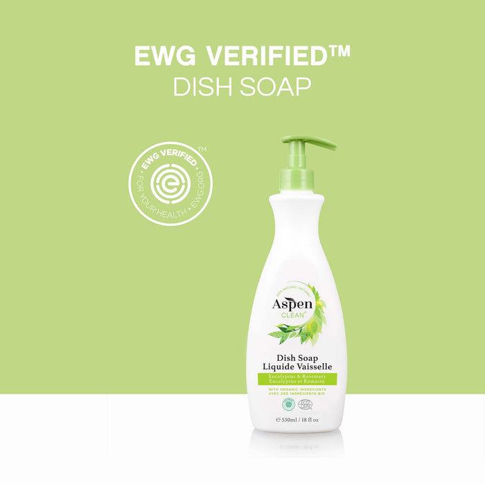 Aspen Clean Liquid Dish Soap, Eucaplyptus 530ml