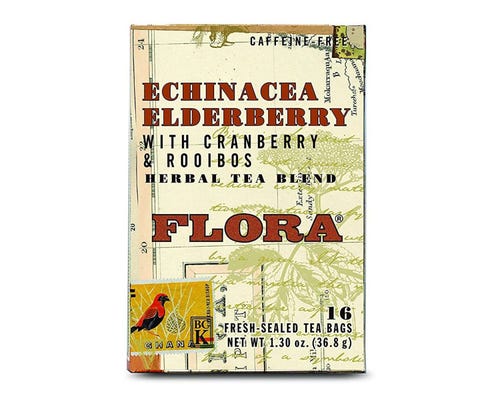 Flora Echinacea Elderberry Organic Tea (16 Tea Bags)
