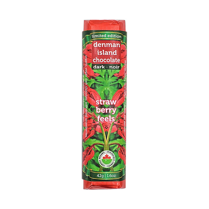 Denman Organic Chocolate Bars - Strawberry Feels 42g