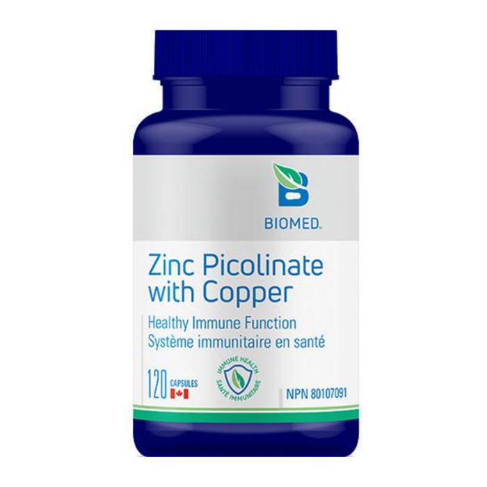 Biomed Zinc Picolinate with Copper 120 caps