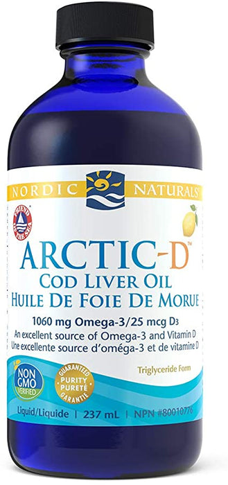 Nordic Naturals Arctic D Cod Liver Oil 237 ml