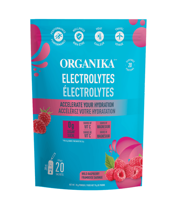 Organika Electrolytes Wild Raspberry 20 sachets