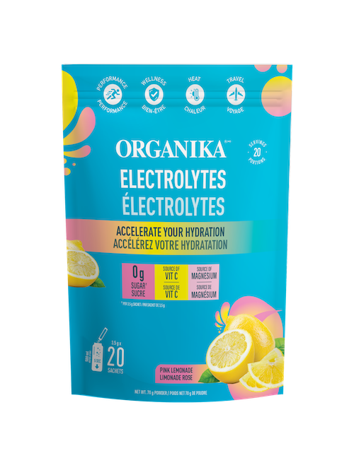 Organika Pink Lemonade Electrolytes 20 Sachets