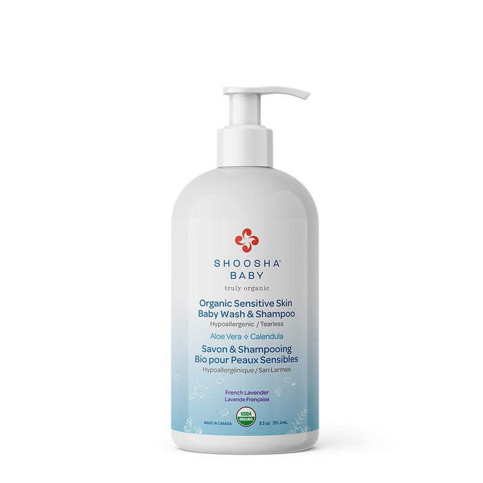 Shoosha Organic Sensitive Skin Baby Wash & Shampoo