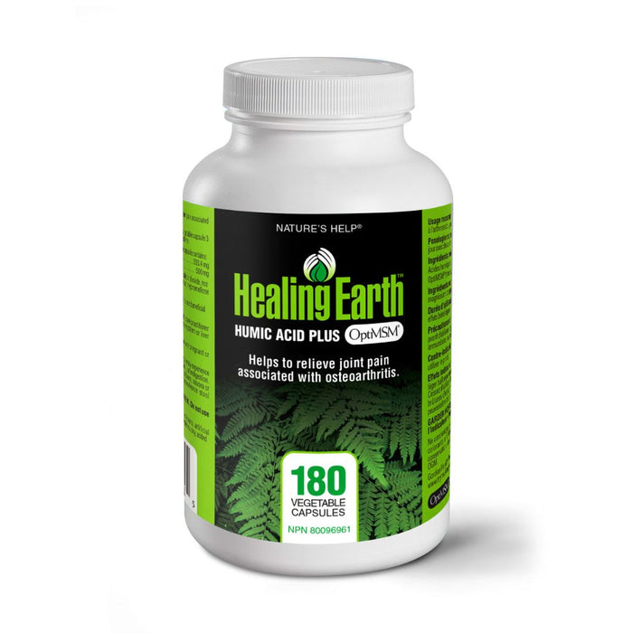 Healing Earth Humic Acid Plus OptiMSM  180 veg capsules