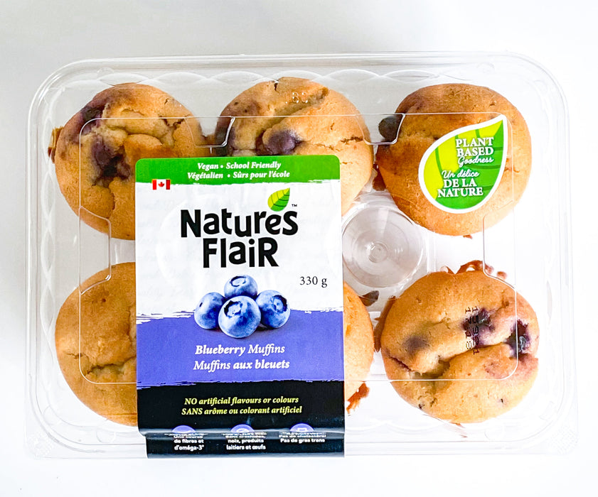 Nature's Flair Blueberry Muffins 4pack 220g