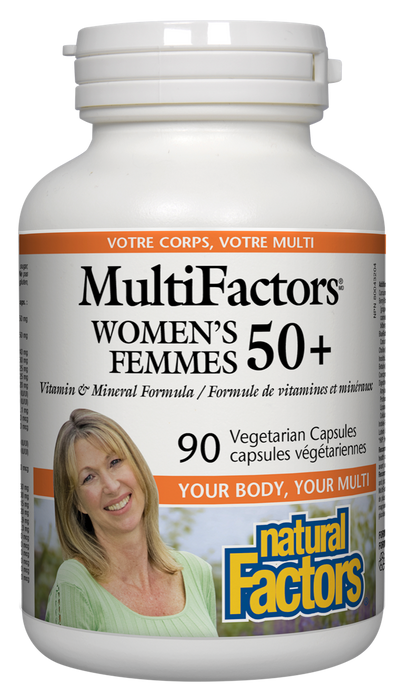 Natural Factors MultiFactors Women's 50+ 90vcaps