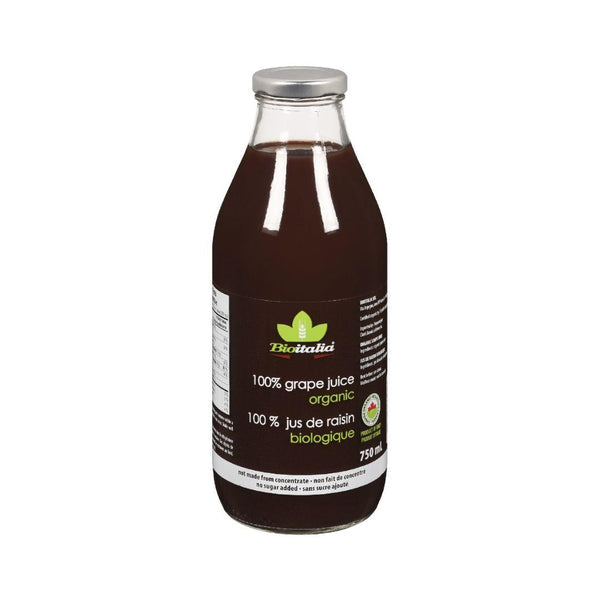 Bioitalia 100% Organic Grape Juice, Not From Concentrate 750ml