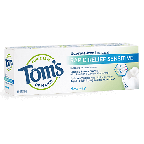 Tom's Rapid Relief Sensitive Toothpaste 76ml