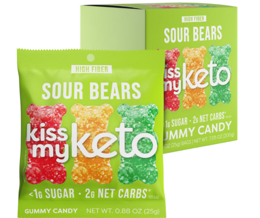 Kiss My Keto Gummies Sour Bears 25g