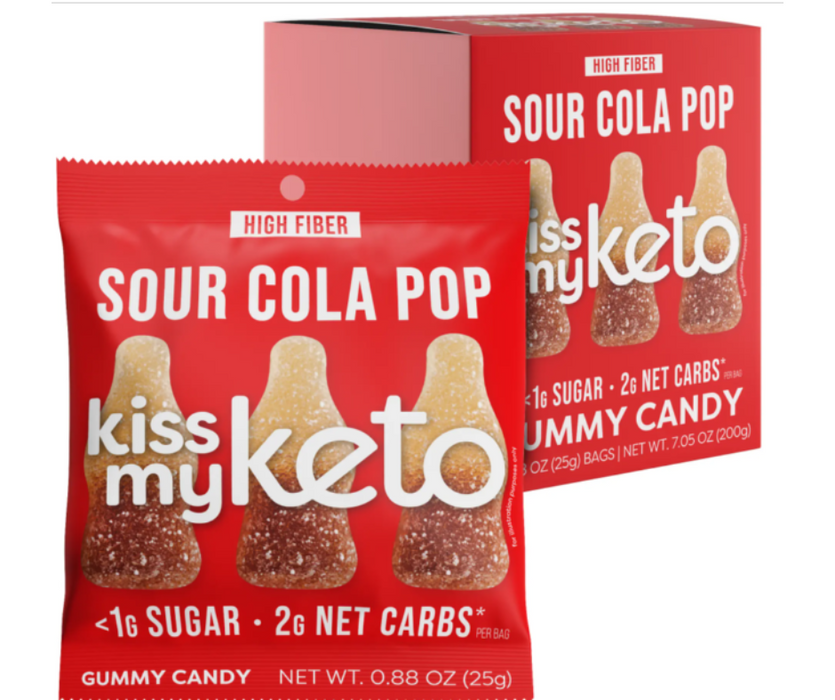 Kiss My Keto Gummies Sour Cola 25g