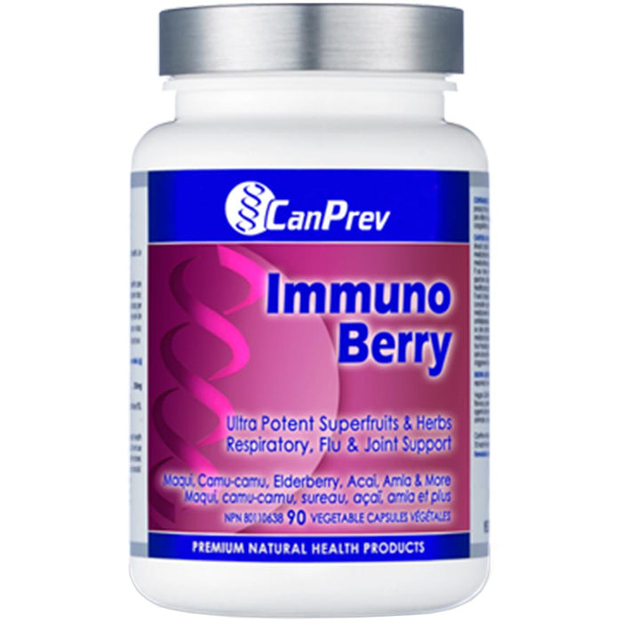 CanPrev Immuno Berry Respiratory, Flu & Joint Support 90vegiecaps
