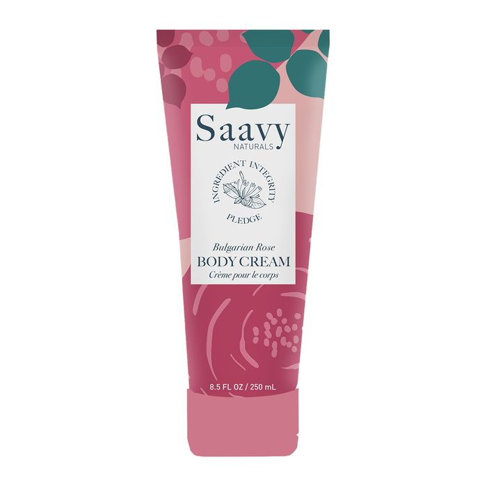 Saavy Naturals Bulgarian Rose Body Cream 250ml
