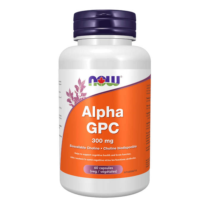Now Alpha GPC Bioavailable Choline  300MG  60vcap