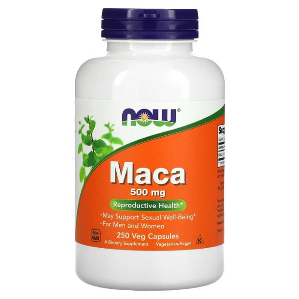 Now Maca 500mg  250vcap