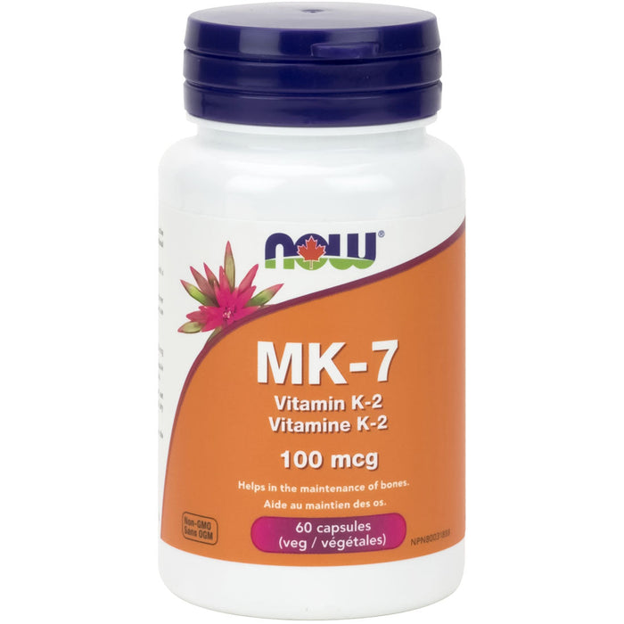 Now MK-7 Vitamin K-2 100mcg 60vcap
