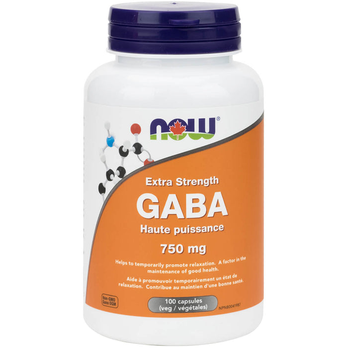 Now Gaba Extra Strength 750mg  100vcap