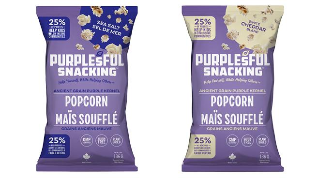 Purplesful Snacking Ancient Grain Purple Kernel Popcorn 136g