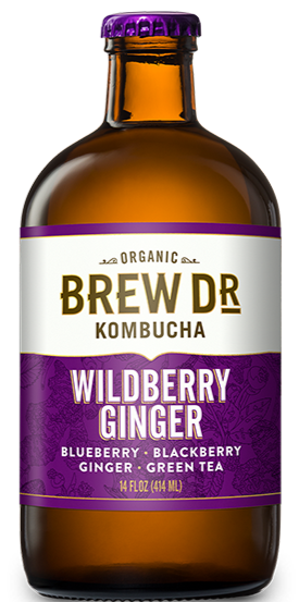 Brew Dr. Organic Kombucha; Strawberry Fields 414ml