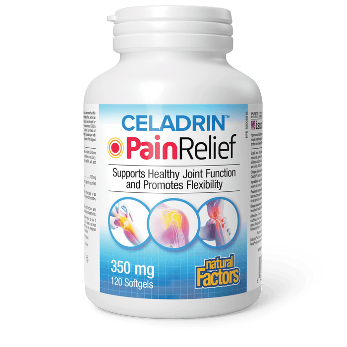Celadrin Pain Relief For Healthy Joint Function and Flexibility 120softgels