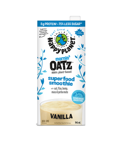 Happy Planet Mornin' Oatz Plant Based Superfood Smoothie - Vanilla 946ml