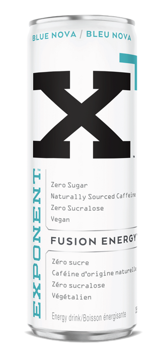 Exponent Fusion Energy Drink Blue Nova
