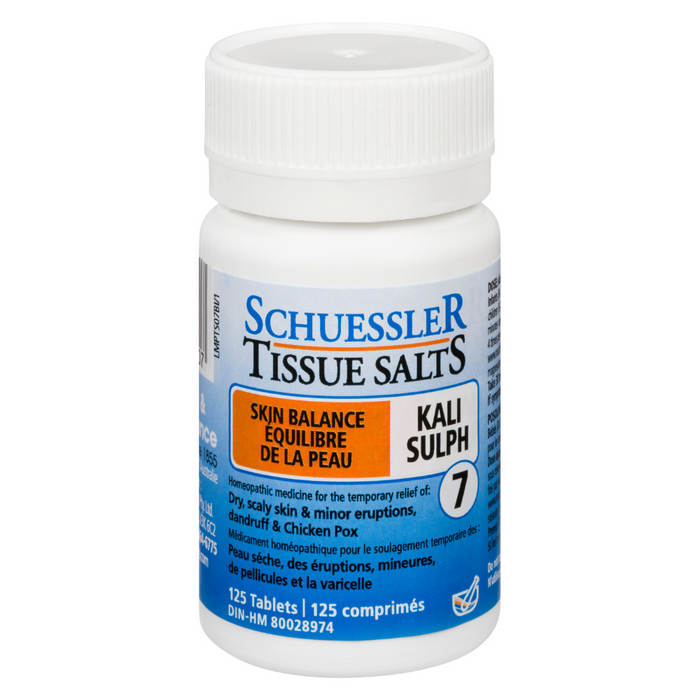 Schuessler Tissue Salts Kali Sulph 125 tabs