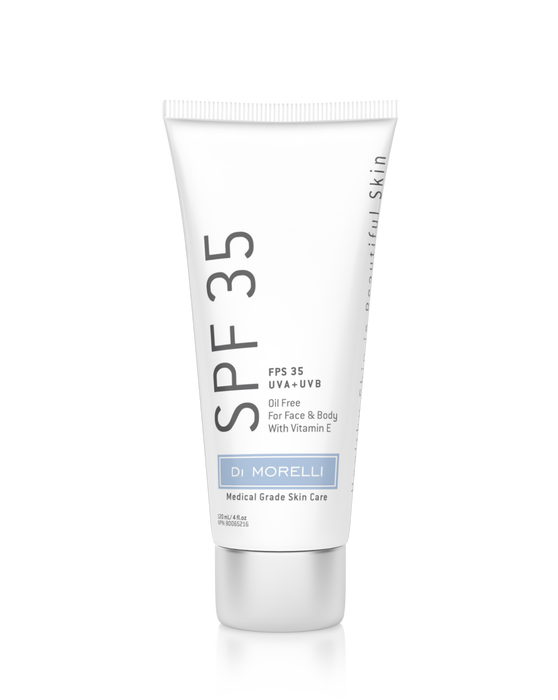 Di Morelli SPF 35 Oil Free Cream for Face & Body with Vitamin E 90ml