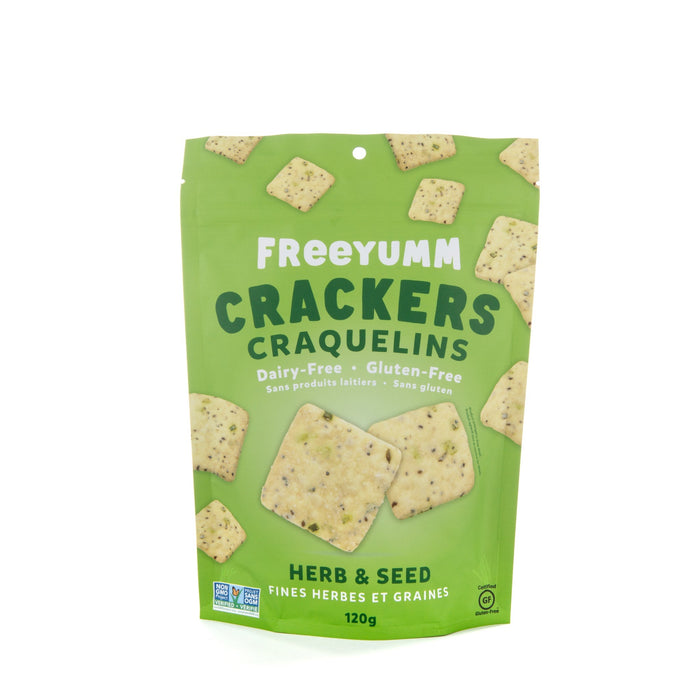 FreeYumm Herb & Seed Crackers 120g